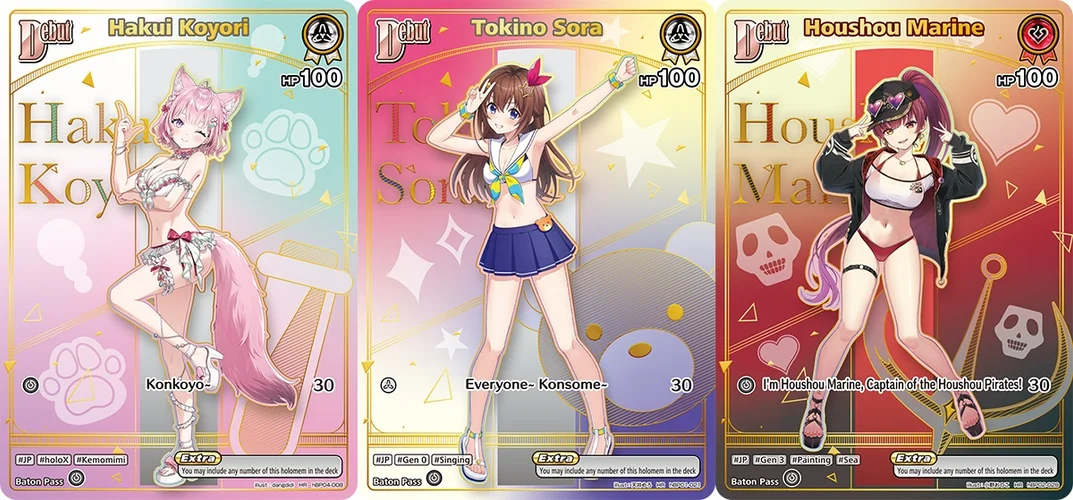 Hololive Official Card Game - hEB01e Summer Hologram English - 1 Booster